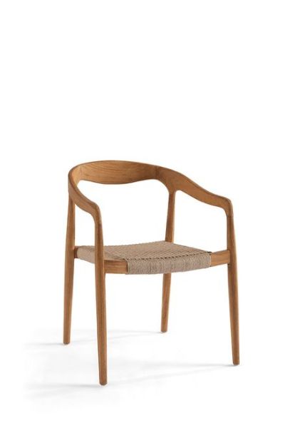 Image sur Wishbone stacking chair, Syntetic rattan CB